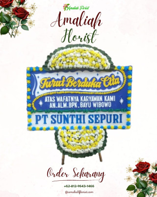 Papan Bunga Duka di Leksula